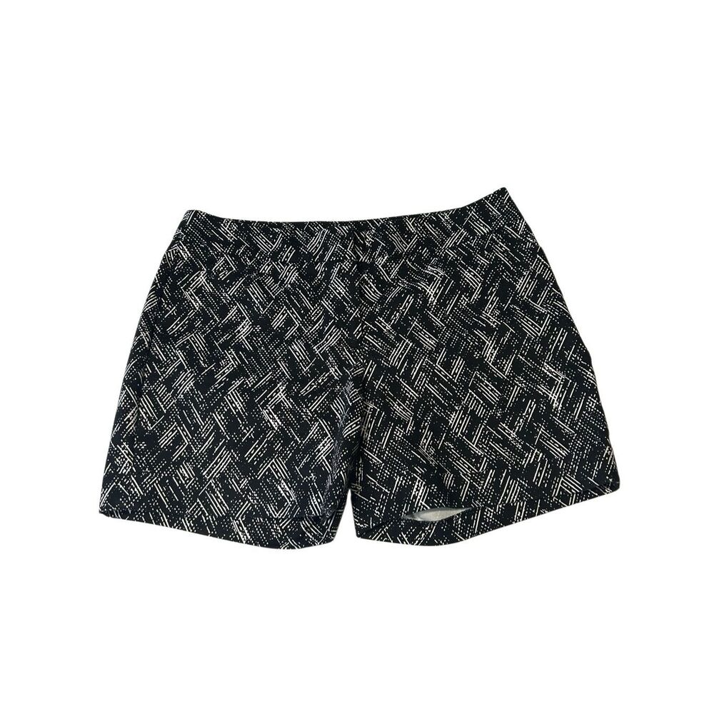Apt. 9 Essentials Women's Size 8 Black & White Geometric Print Shorts